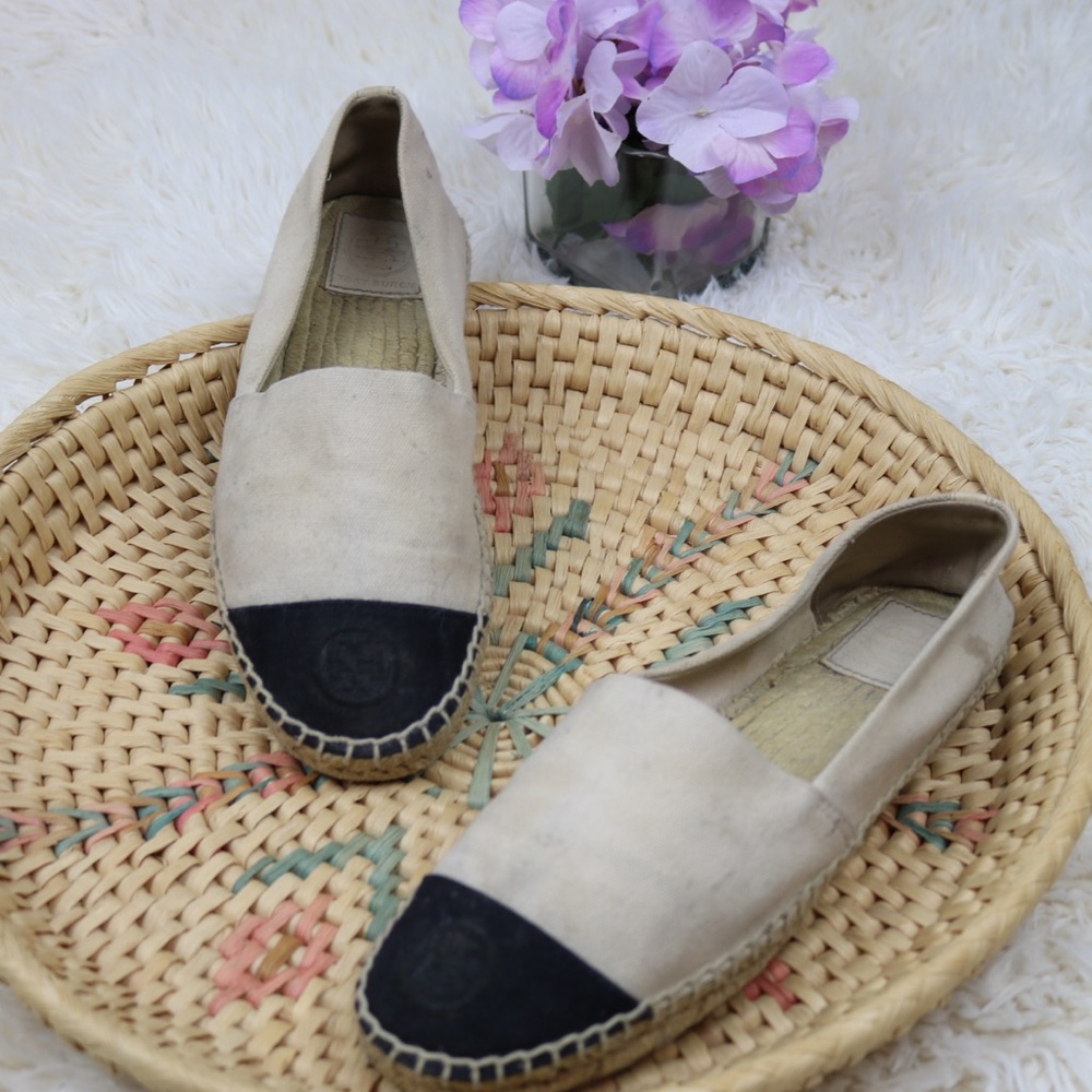 Tory Burch Color Block Canvas Espadrilles